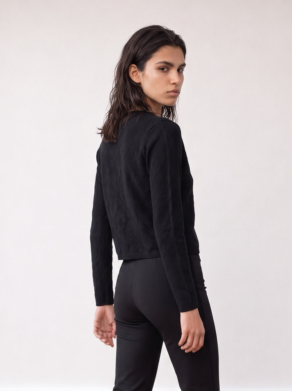 Knit Cardigan With S Button