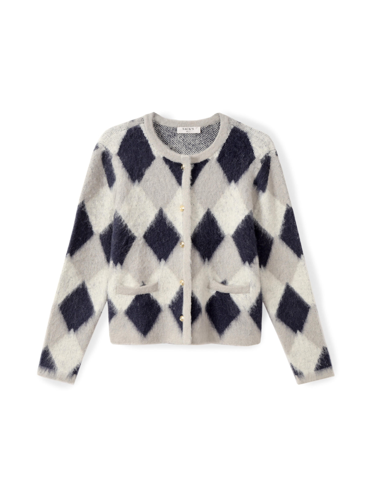 קרדיגן צמר מעויינים