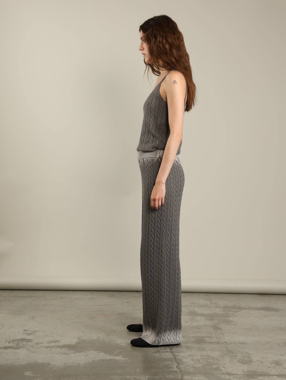 Braided Knit Pants