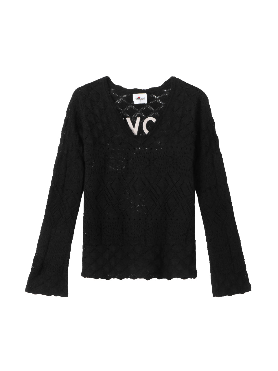 Heidi Scallop V-Neck Knit