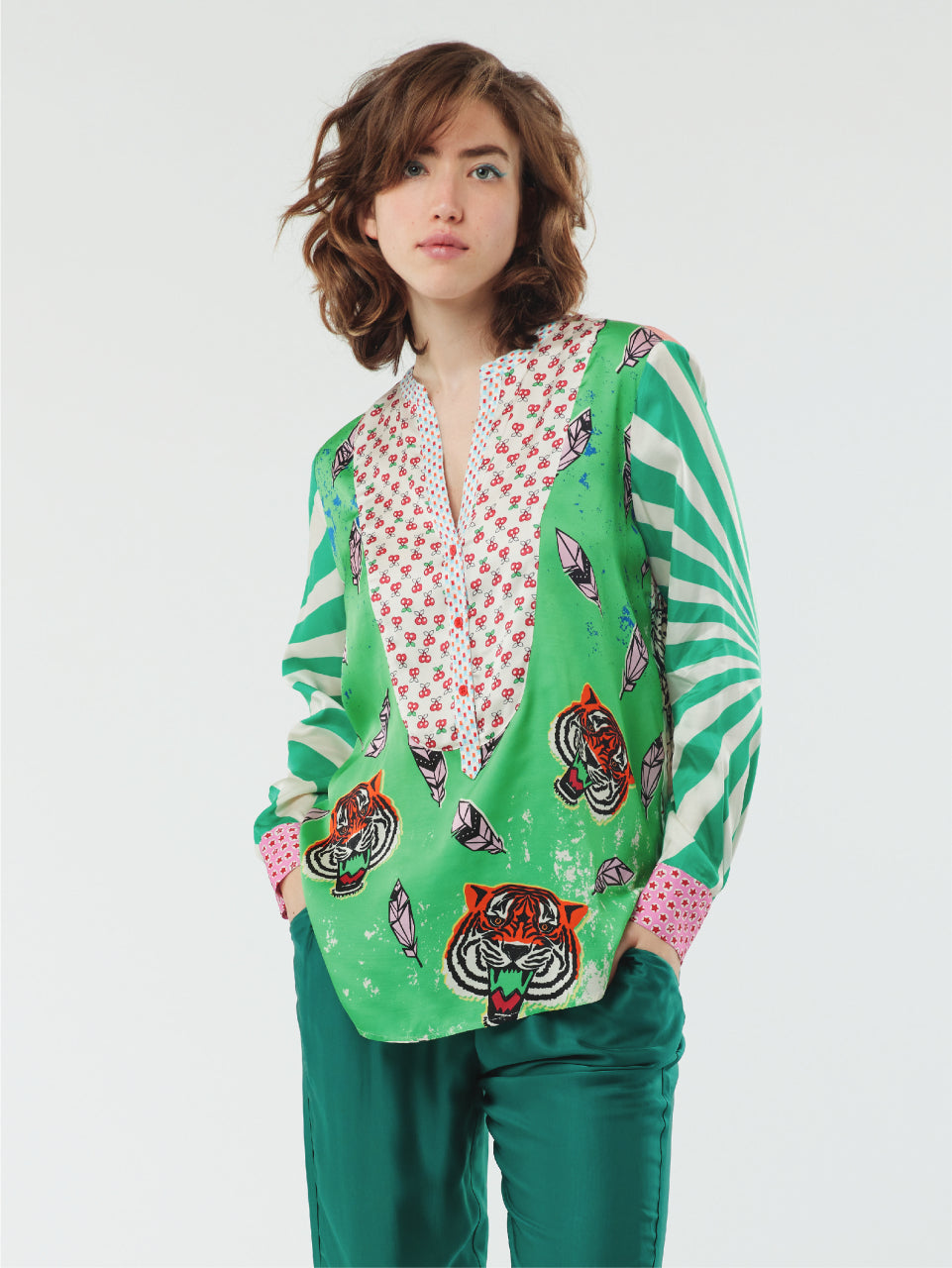 Gabriella Rib Front Shirt
