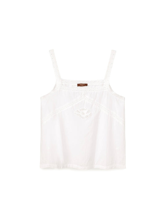 Embroidered tank top