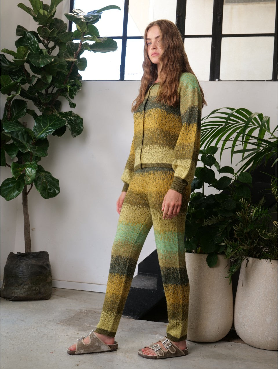 ריוי מכנס סריג