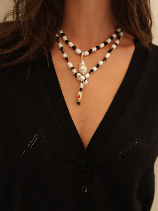 Pearl Cord Necklace