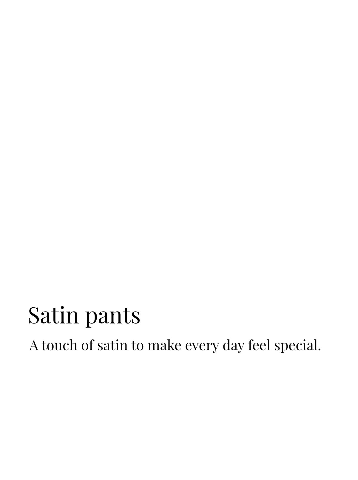 Satin-viscose Trousers