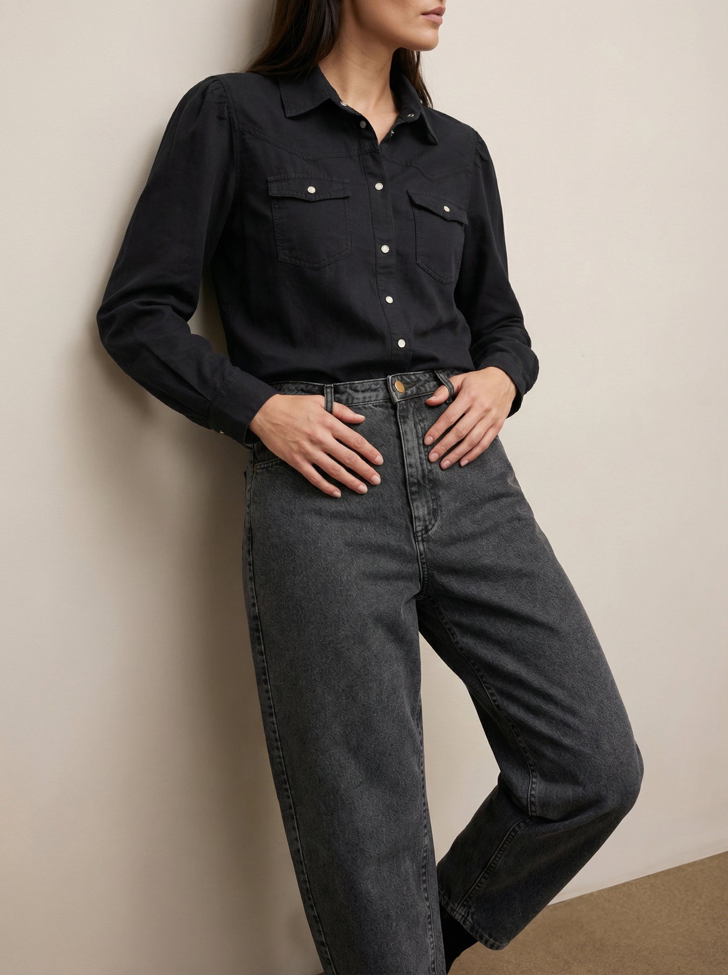 מכנסי כותנה גזרת ברל