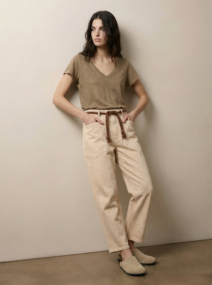 Pants with String Belt