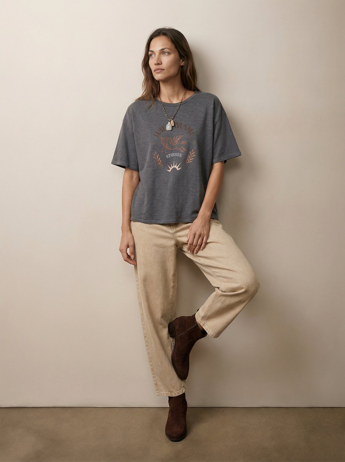 Cottton pants Barrel cut