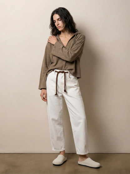 Pants with String Belt