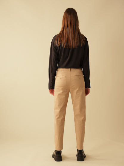 Fly Front Skinny Leg Pants