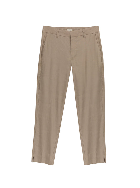 Fly Front Straight Leg Pants