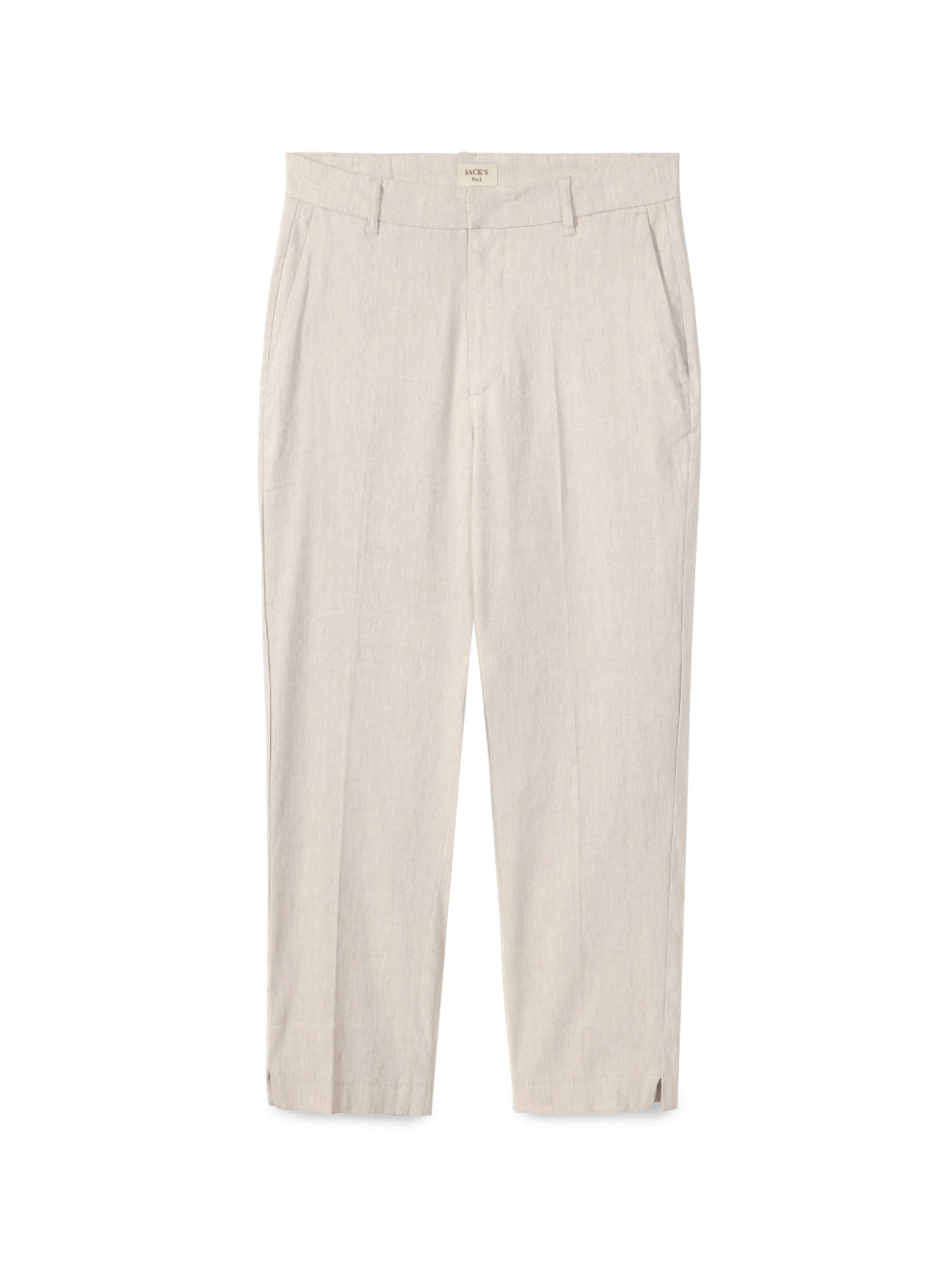 Chino pants with linen