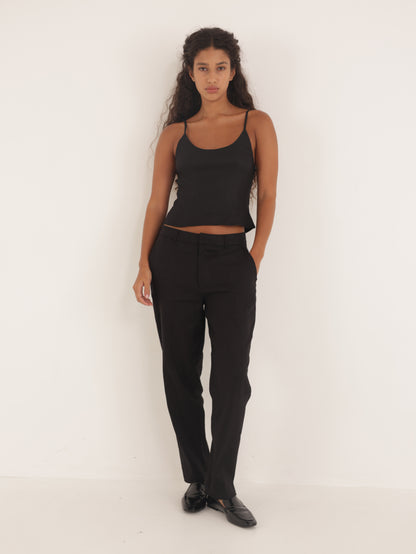 Linen chino pants