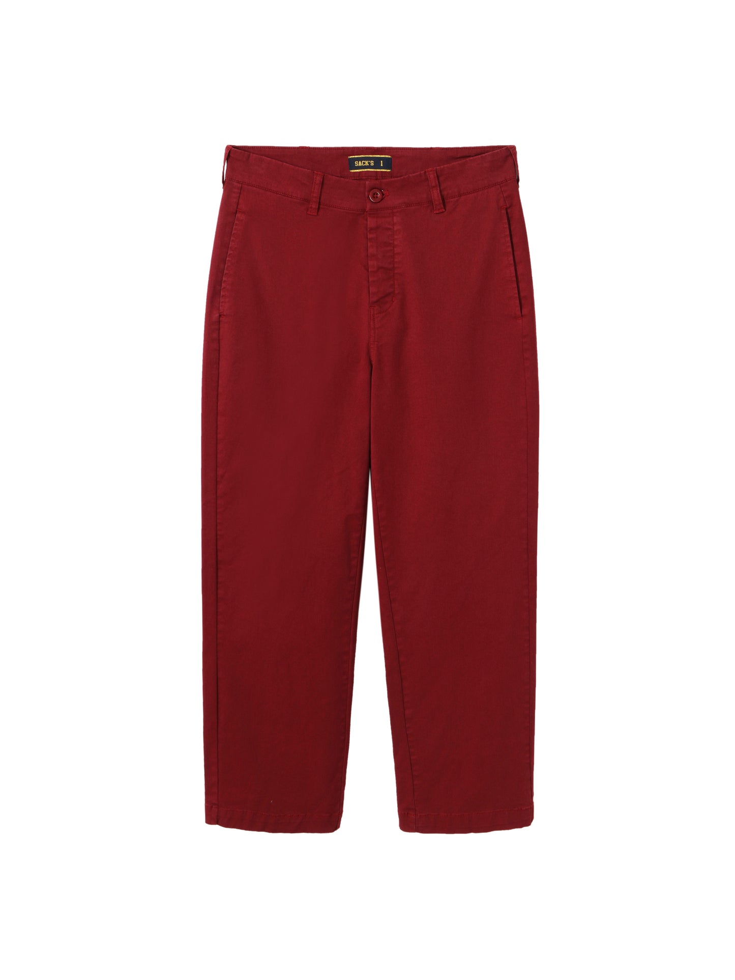 Chino Pants Embroidered Straight Leg