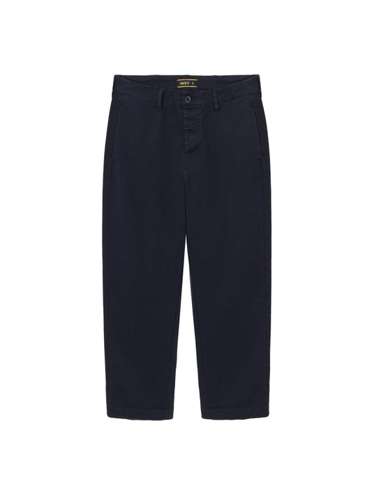 Chino Pants Embroidered Straight Leg