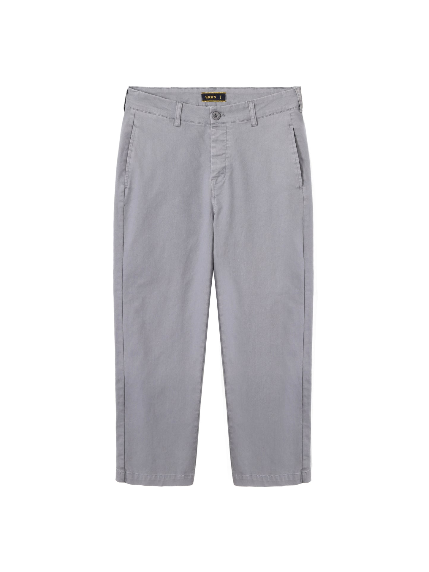 Chino Pants Embroidered Straight Leg