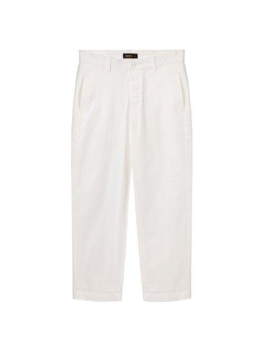 Chino Pants Embroidered Straight Leg