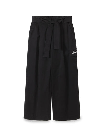 Wide leg cargo pants