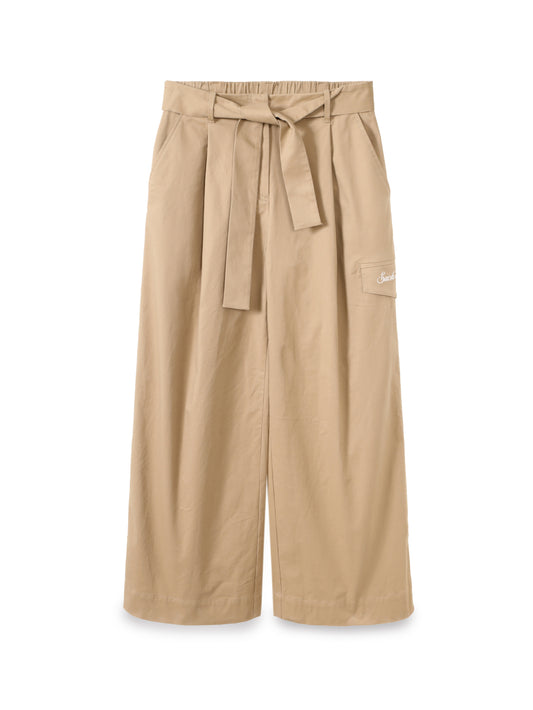 Wide leg cargo pants