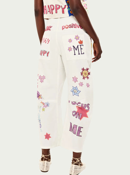 Cala Cotton Barrel Pants