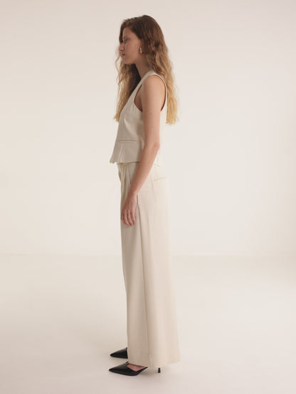 Tailor-made flare pants
