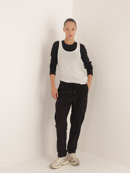 Nylon cargo pants