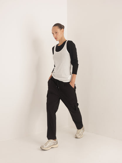 Nylon cargo pants