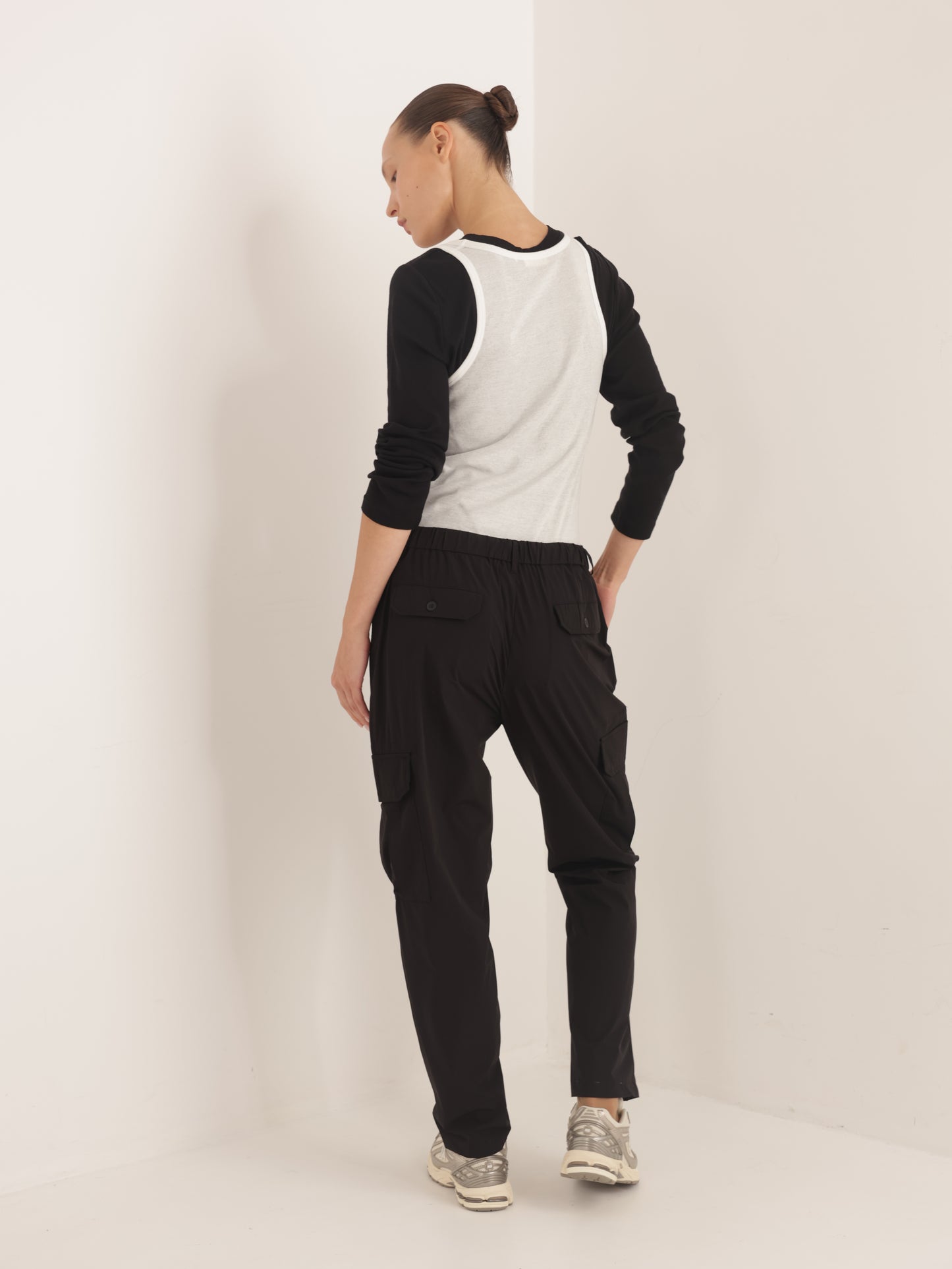 Nylon cargo pants