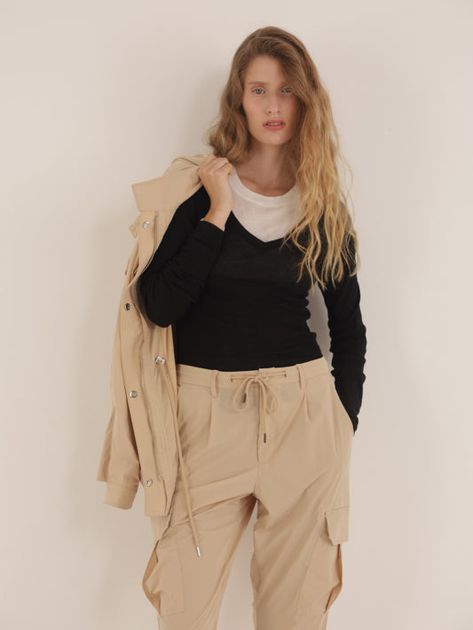 Nylon cargo pants