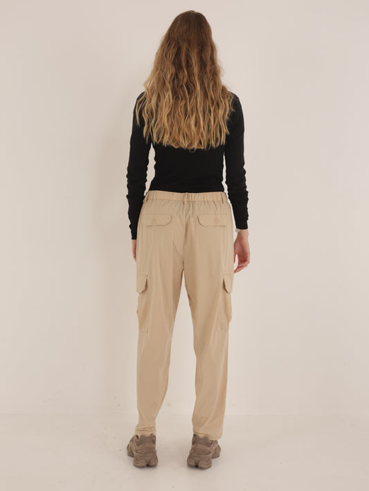 Nylon cargo pants