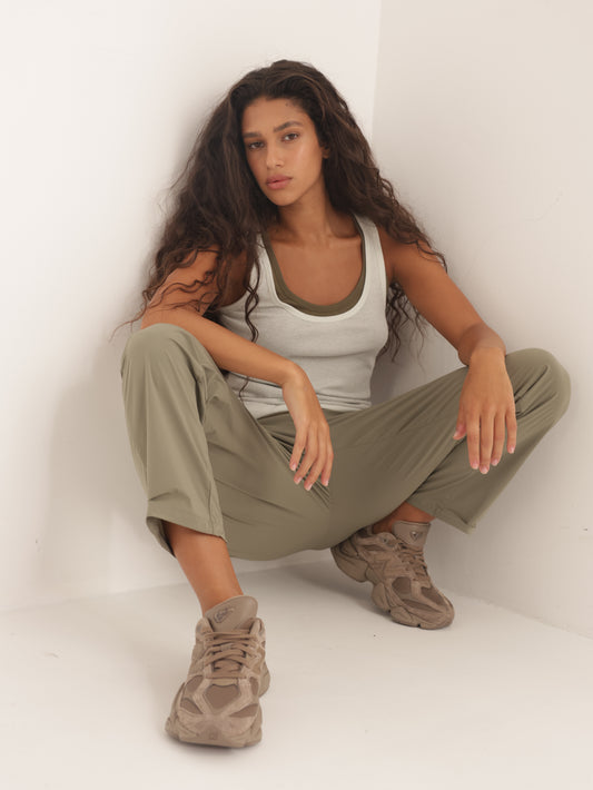 Nylon cargo pants