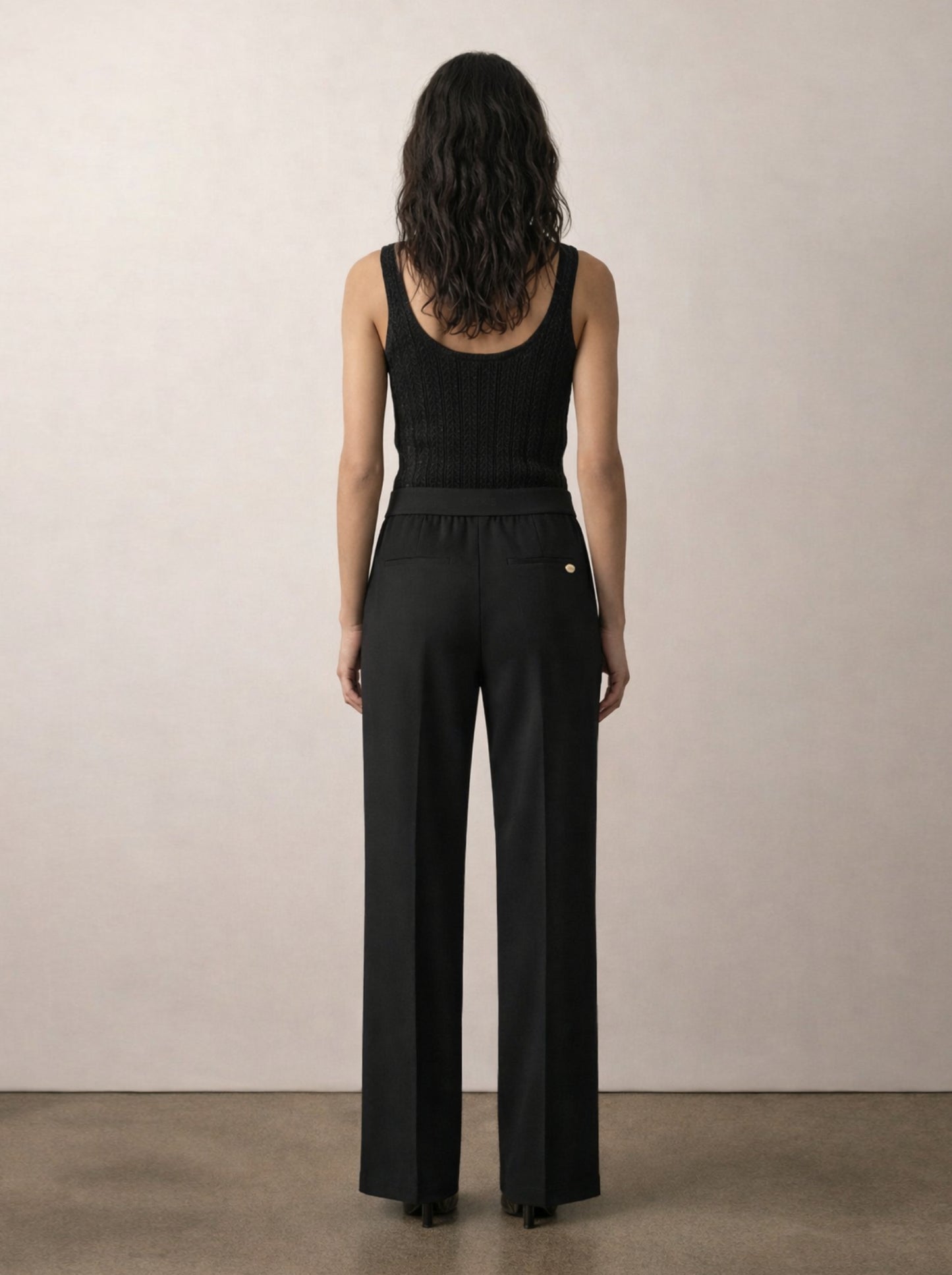 מכנס מחויט כיסי צד