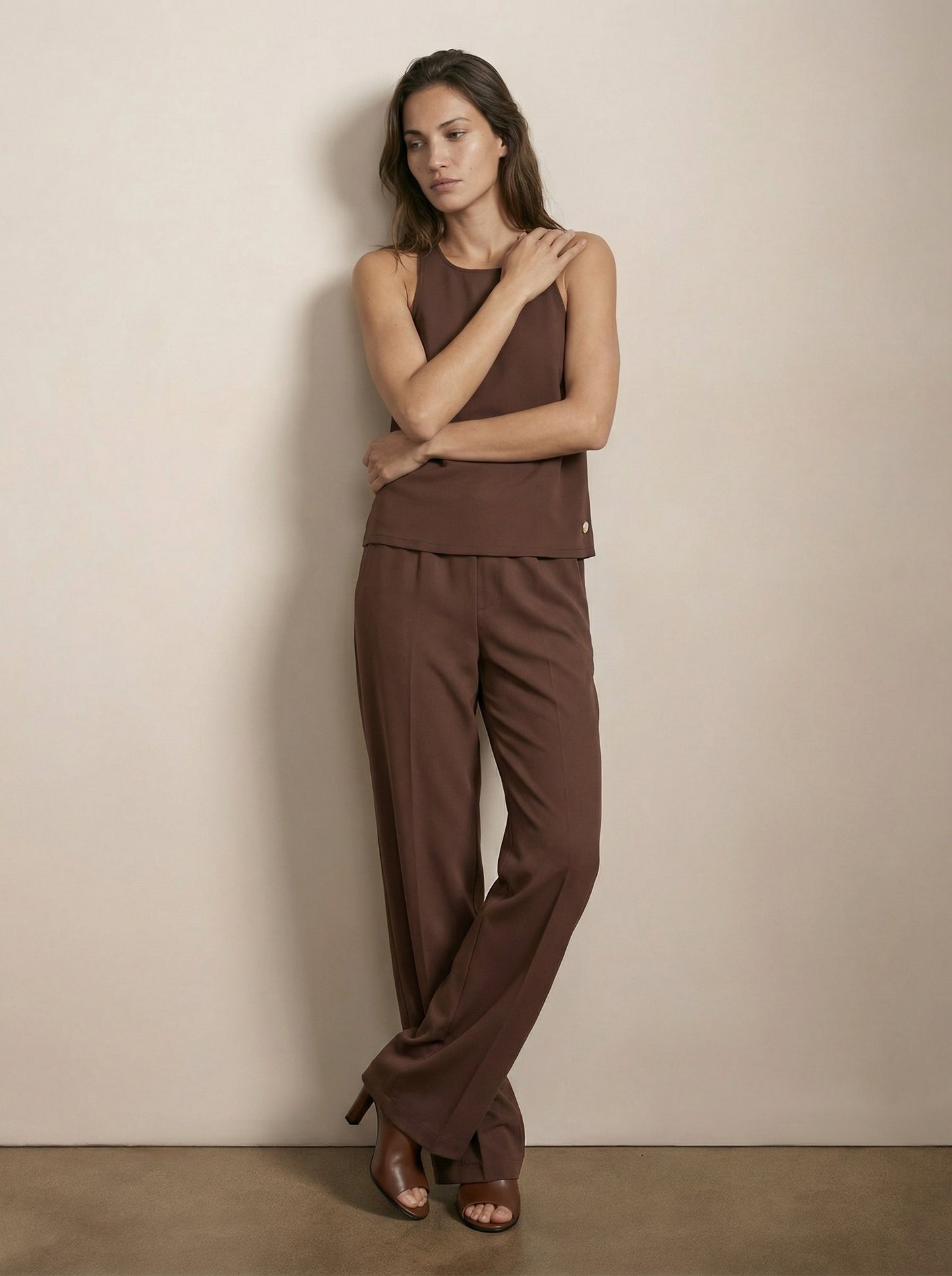 מכנס מחויט כיסי צד