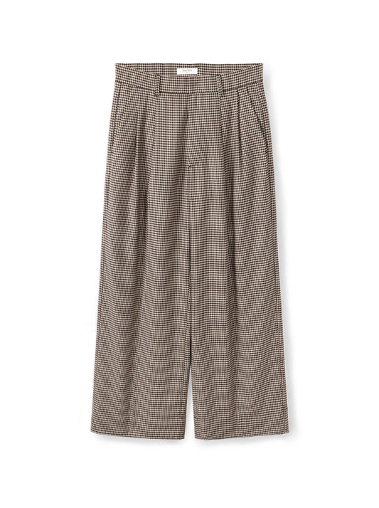 Checked Tailored Trousers