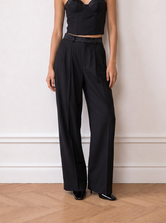 Satin Tailored Trousers
