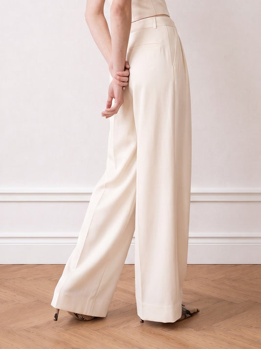 Satin Tailored Trousers