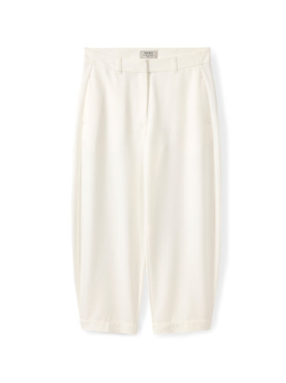 Tailored Barrel-leg Trousers