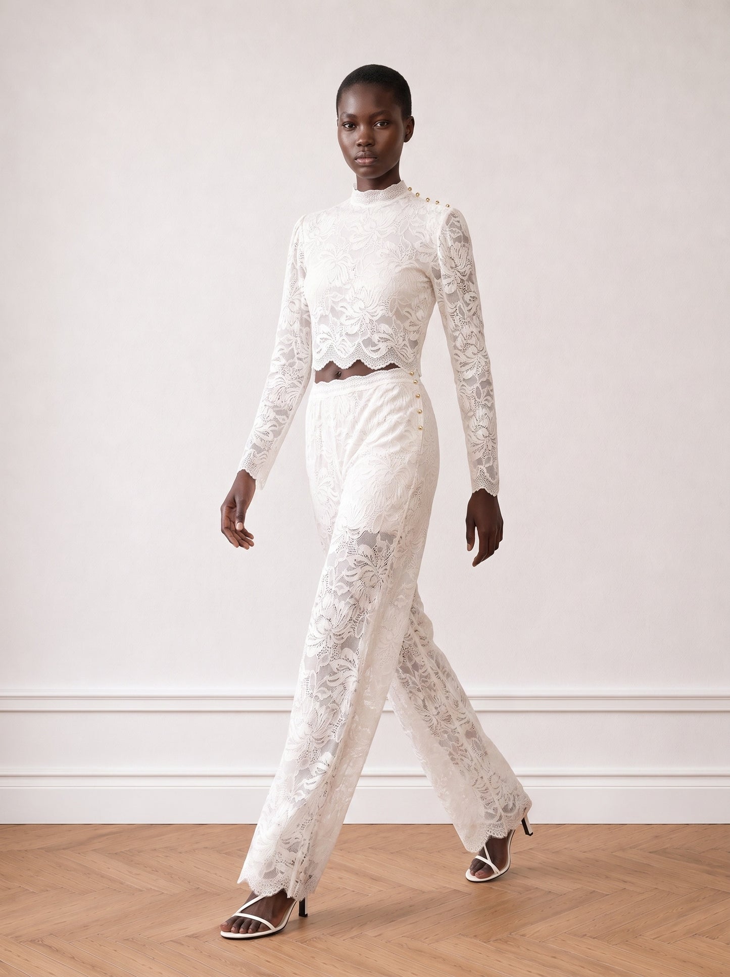 Long Lace Trousers