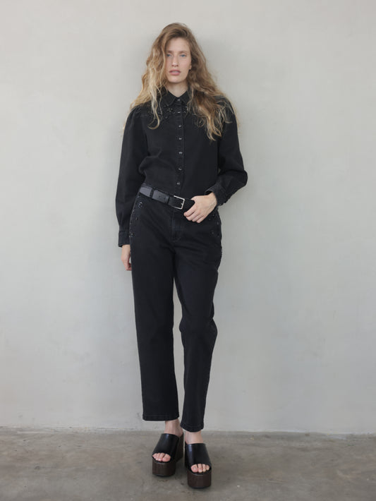 Zoe Beaded Chino