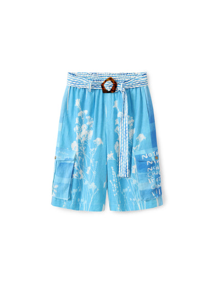 Luca Belted Cargo Bermuda