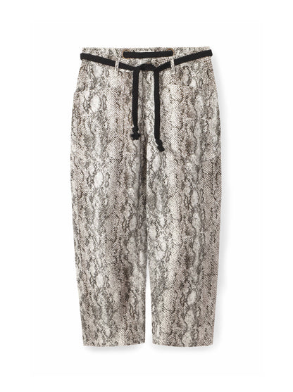 Printed Barrel Non-denim Trousers