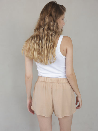 Mixed Satin Pants