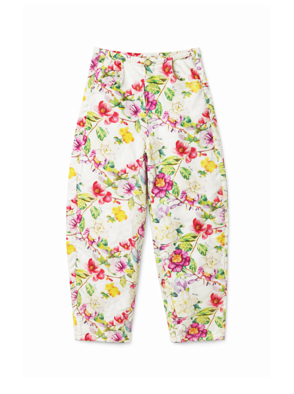 מכנסי כותנה גזרת ברל