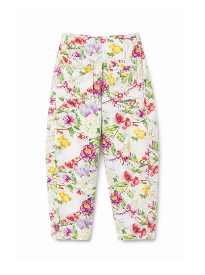 מכנסי כותנה גזרת ברל