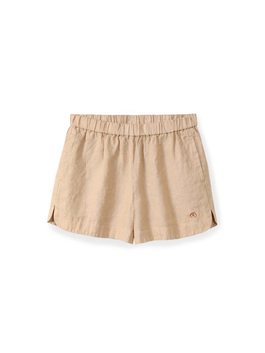Rubber Linen shorts