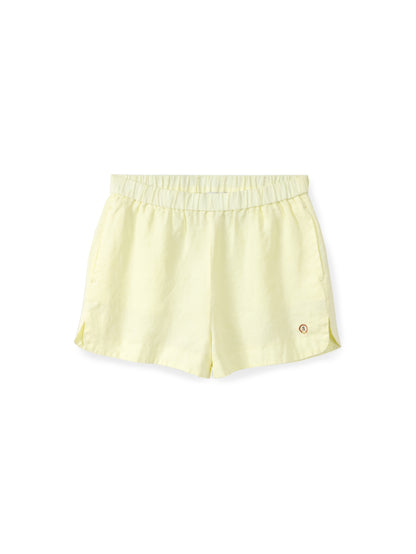 Rubber Linen shorts