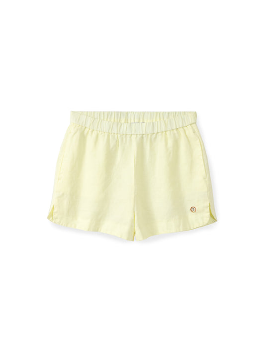 Rubber Linen shorts
