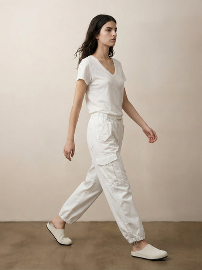 מכנסי קרגו מותן גומי