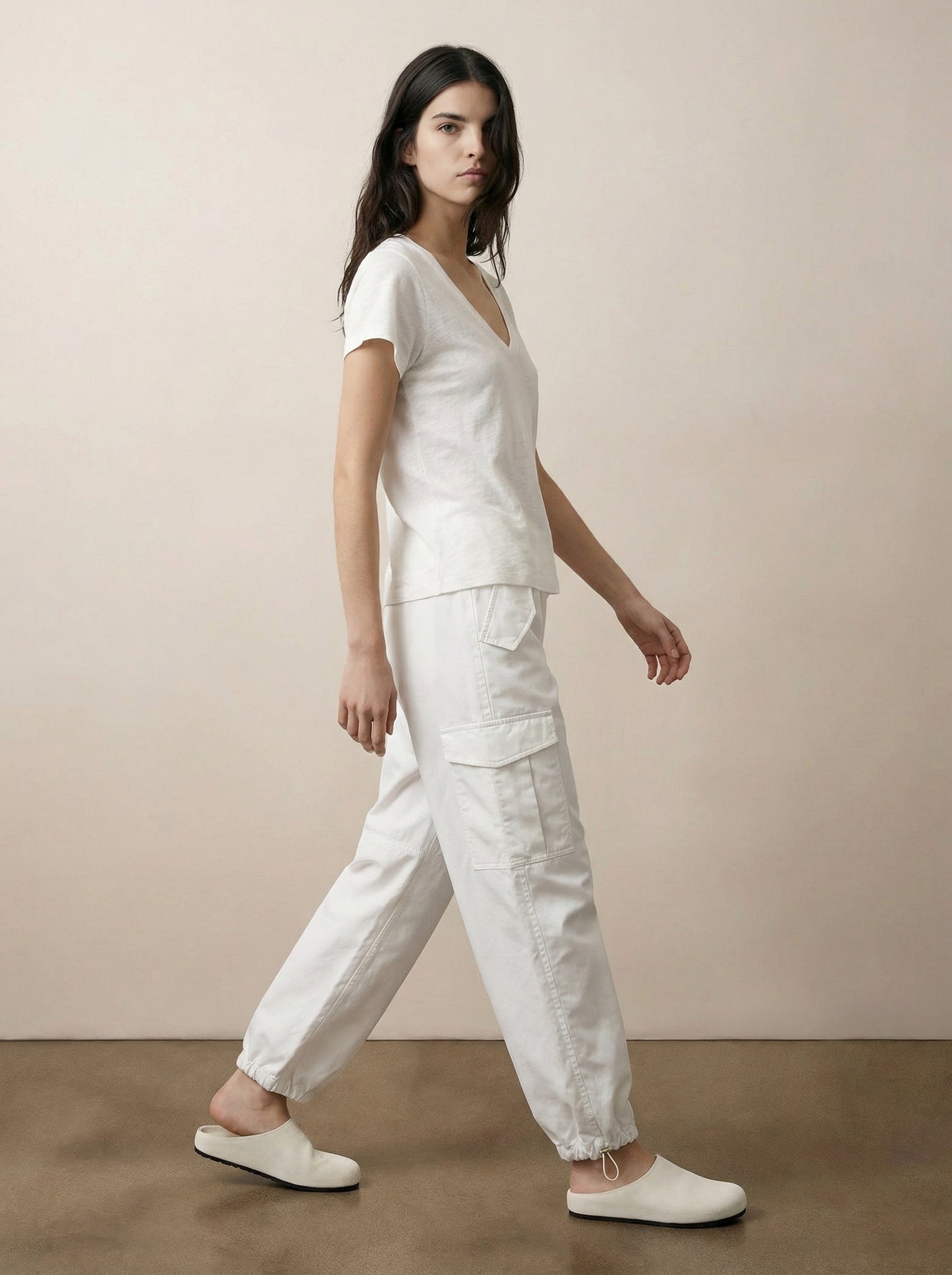 מכנסי קרגו מותן גומי