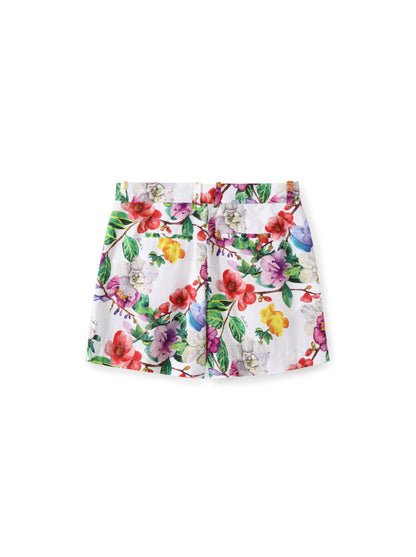 Printed chino shorts